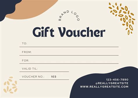 Gift Certificate Template Example 2