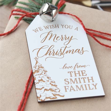 Gift Tags with Personalized Messages