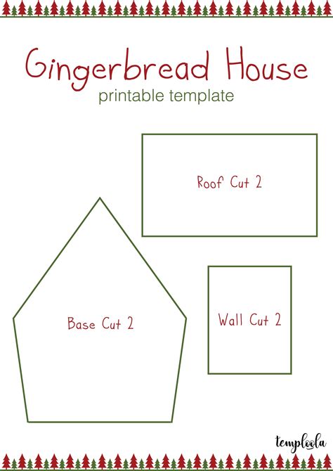 Gingerbread House Template 5