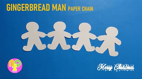 Gingerbread Man Paper Chain Template