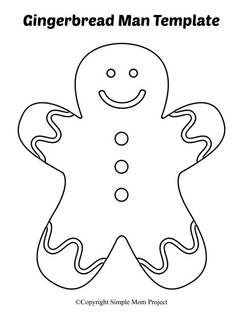 Gingerbread Man Template