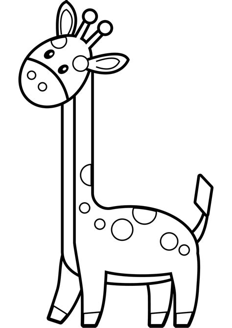 Giraffe templates for kids