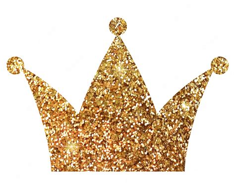 Glitter crown for parties