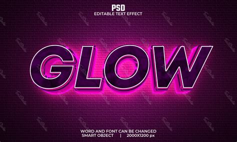 Glow Text Effect Example