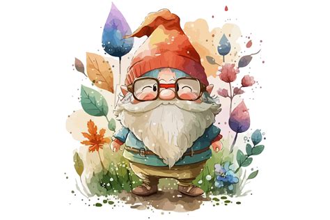 Variety of gnome illustrations