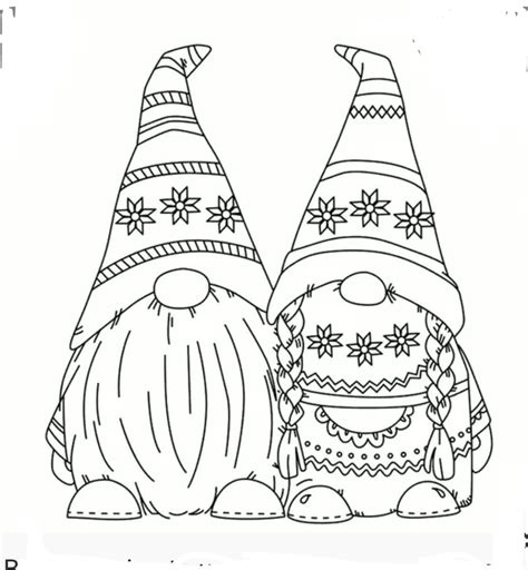 Gnome Printable Templates for Adults