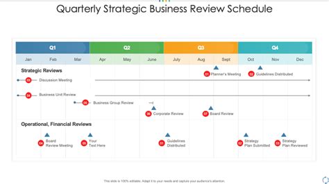 Goal-Oriented Quarterly Calendars