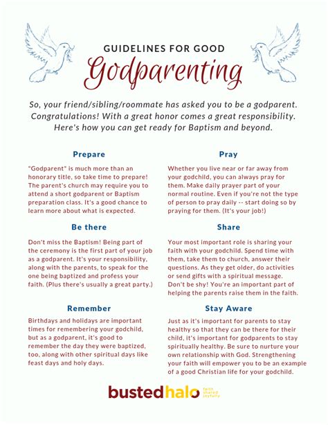 Godparent responsibilities