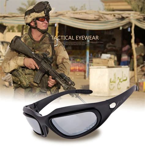 Goggle Style Military Glasses