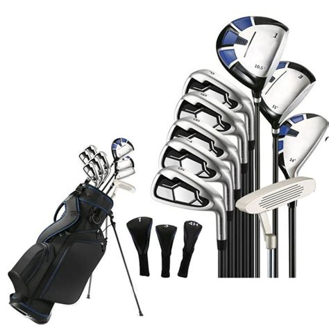 Golf clubs with a professional instructor