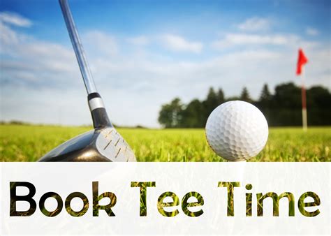 Golf course tee times