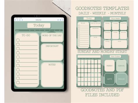 Goodnotes Template 1