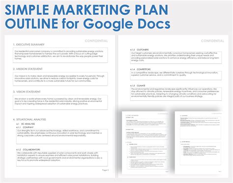 Google Docs Marketing Template