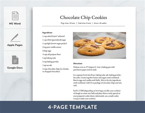 Plugins and add-ons for enhancing recipe templates in Google Docs