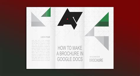 Google Docs Trifold Brochure