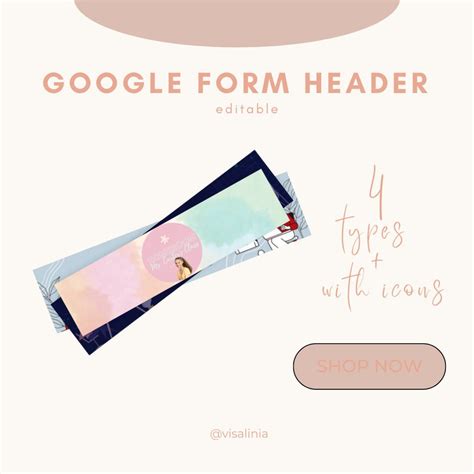 Google Form Header Template Examples