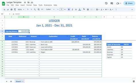 Collaboration features in Google Sheets