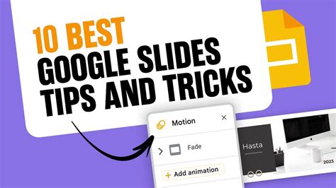 Google Slides planner tricks