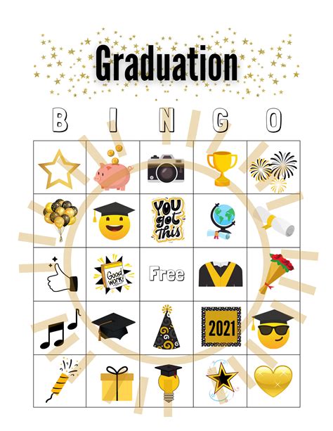 Graduation Bingo Printable