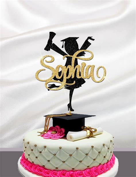 Graduation cake topper