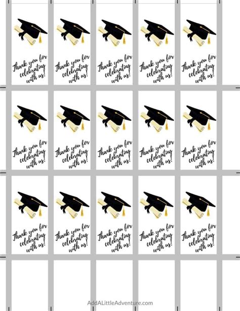 Graduation Candy Bar Wrappers Printable