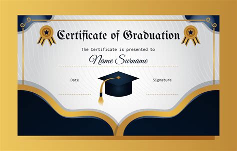 Graduation Certificate Template