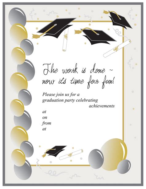 Graduation Decorations Templates