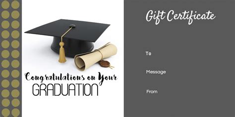 Graduation Gift Templates