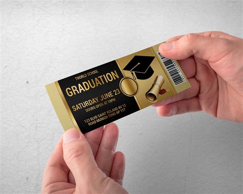 Graduation Ticket Design