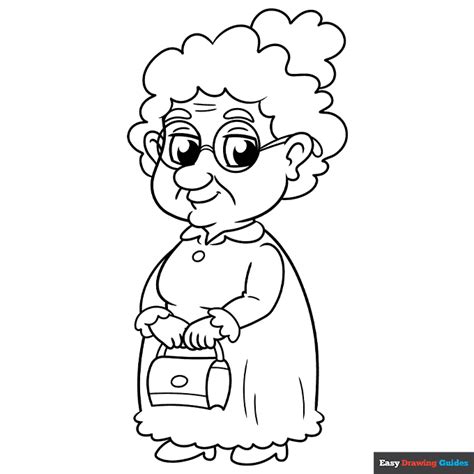 Grandma Coloring Pages for Toddlers