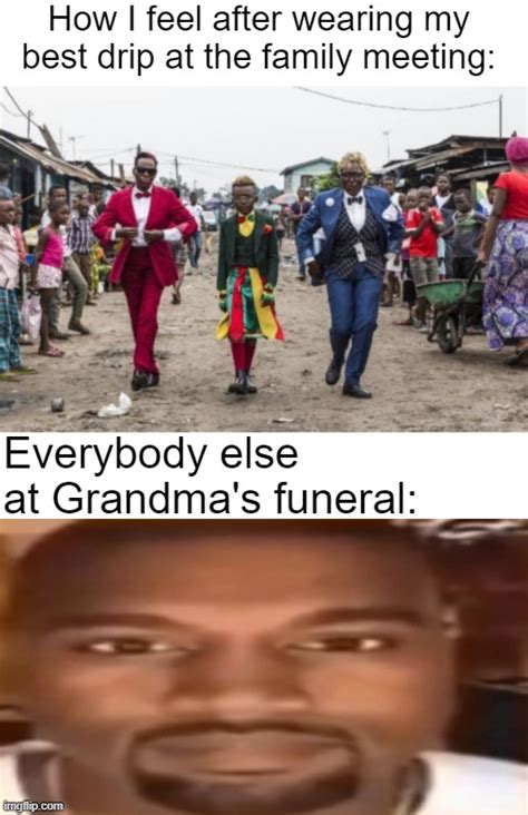 Description of Grandma Funeral Meme Template 10