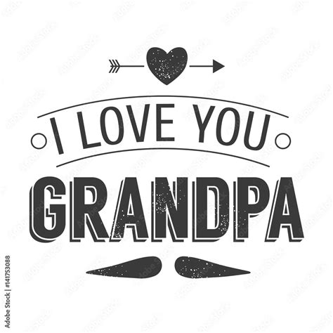 Grandpa showing love and affection