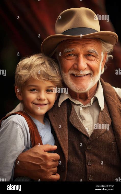 Grandpa and grandkid creating traditions