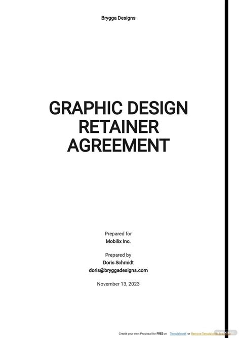 Graphic Design Retainer Template 7