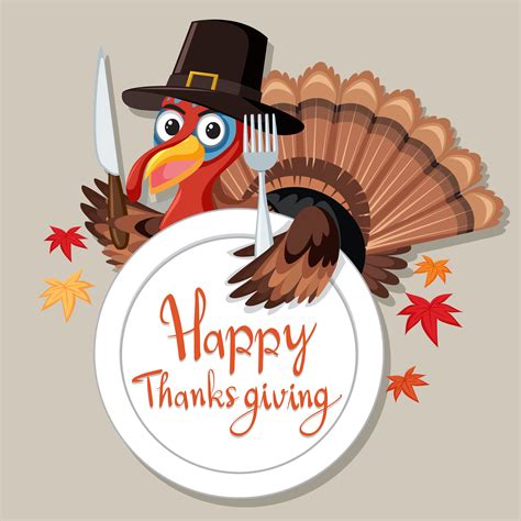 Turkey clipart on greeting cards