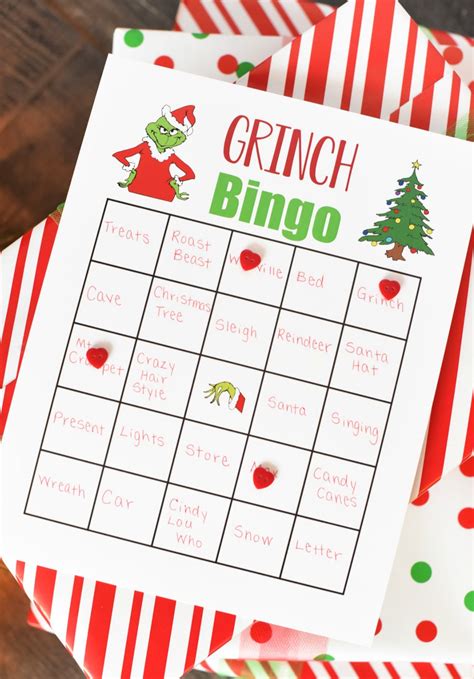 Grinch Bingo Party Ideas