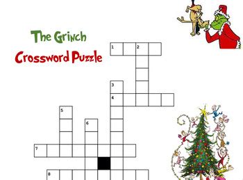 Grinch Crossword Clues