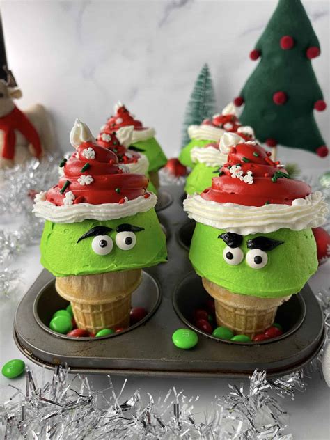 Grinch Cupcake Ideas