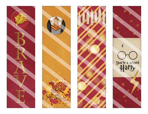 Gryffindor Bookmarks