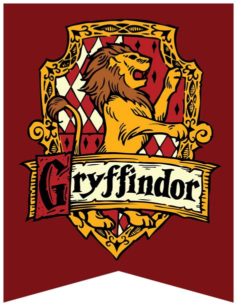 Gryffindor Crest Template Free