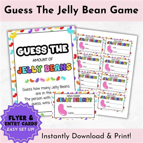 Guess Jelly Bean Game