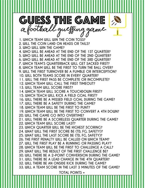 Guessing game printables for adults