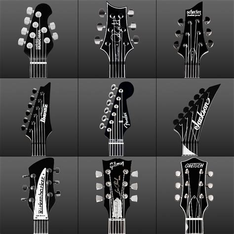 Standard headstock shape