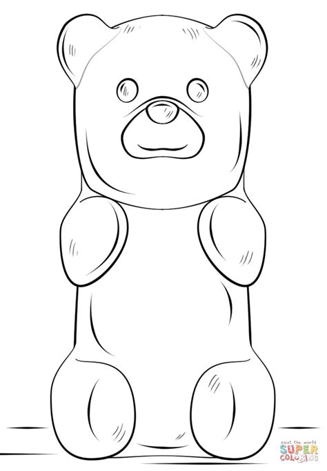 Gummy bear coloring pages