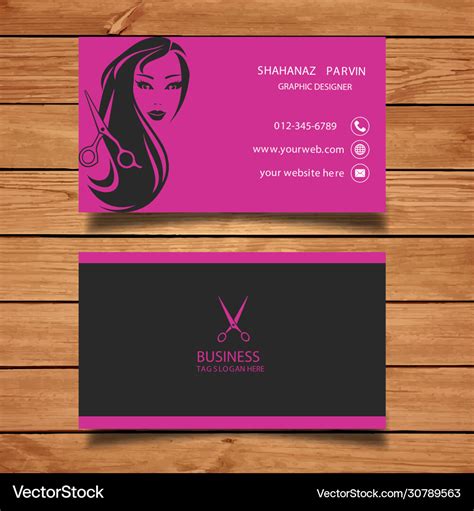 Hair Salon Business Card Templates