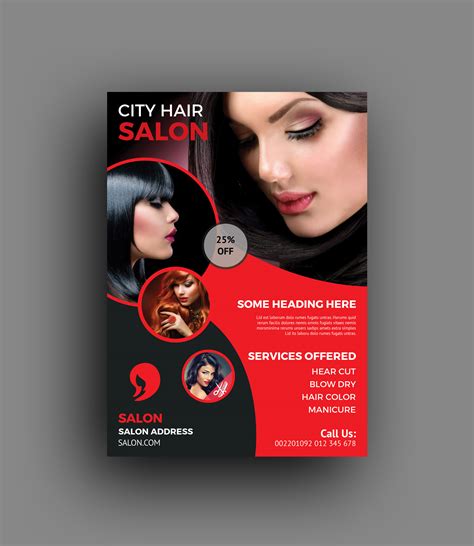 Hair Salon Flyers Design