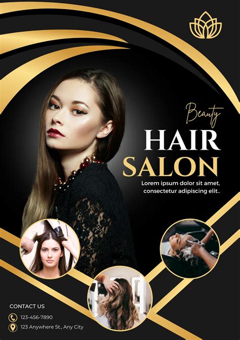 Hair Salon Flyers Templates