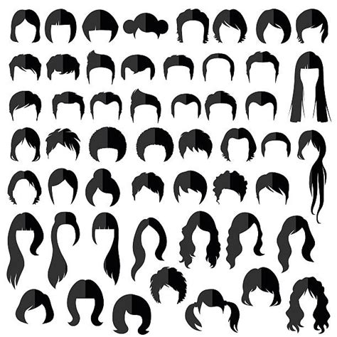 Hair Templates for Straight Hair