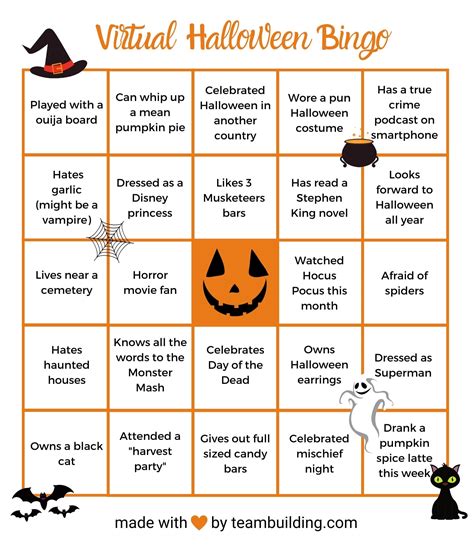 Halloween Bingo Ideas