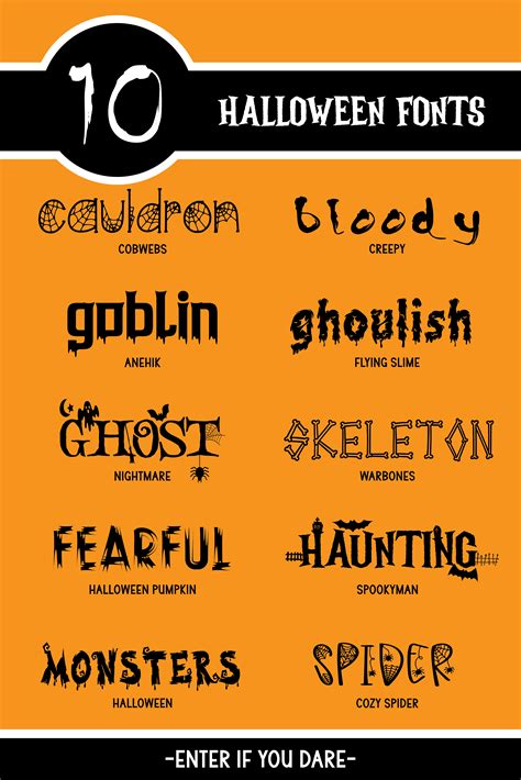 Halloween Fonts